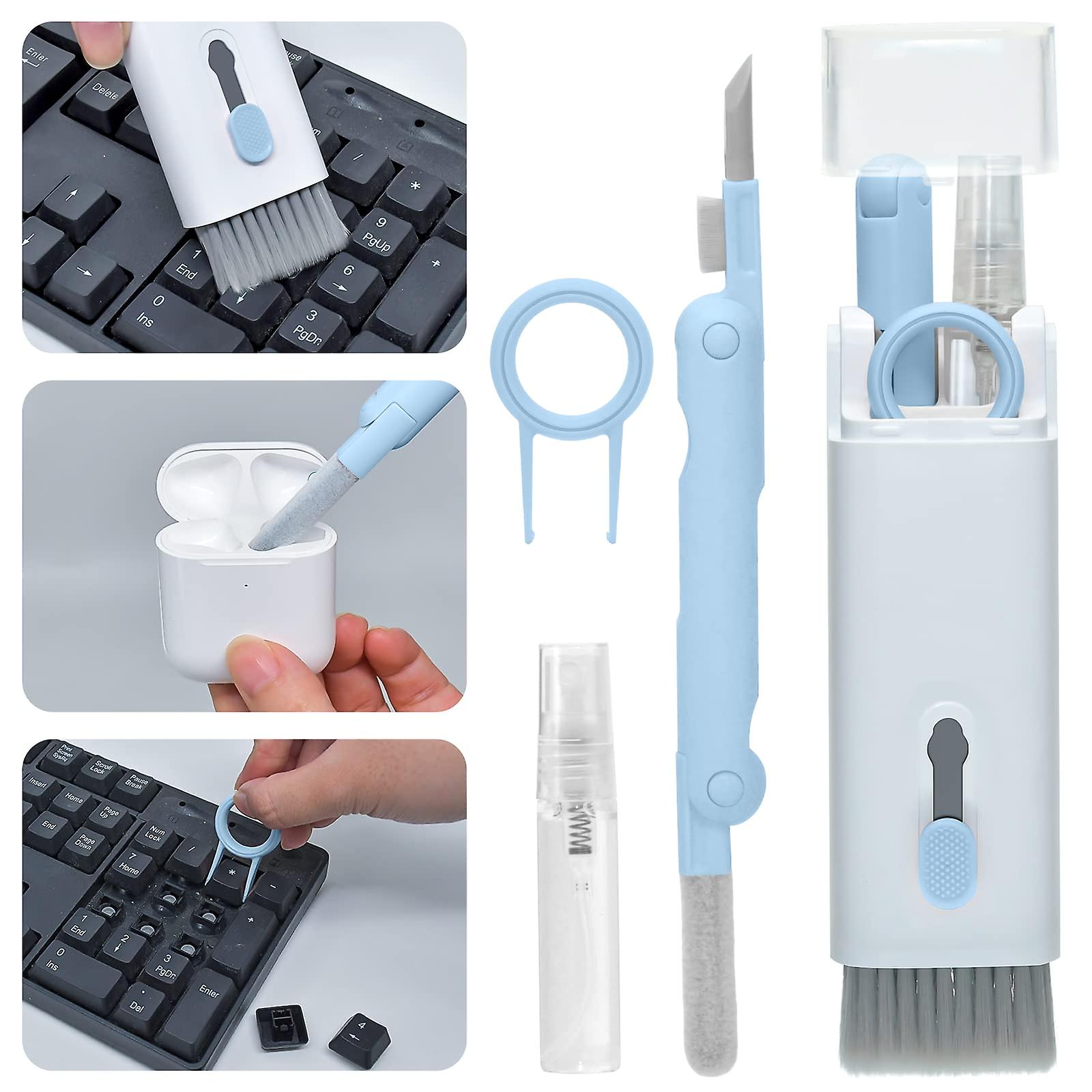Electronic Cleaning & Dust Brush Kit – 7 in 1 Multifunction Cleaning Brush Set