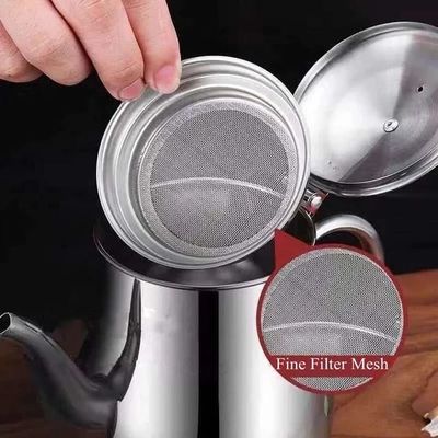 Multipurpose Stainless Steel Oil Pot.