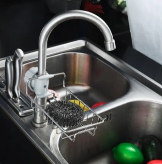 Kitchen Sink Organizer Faucet Rack