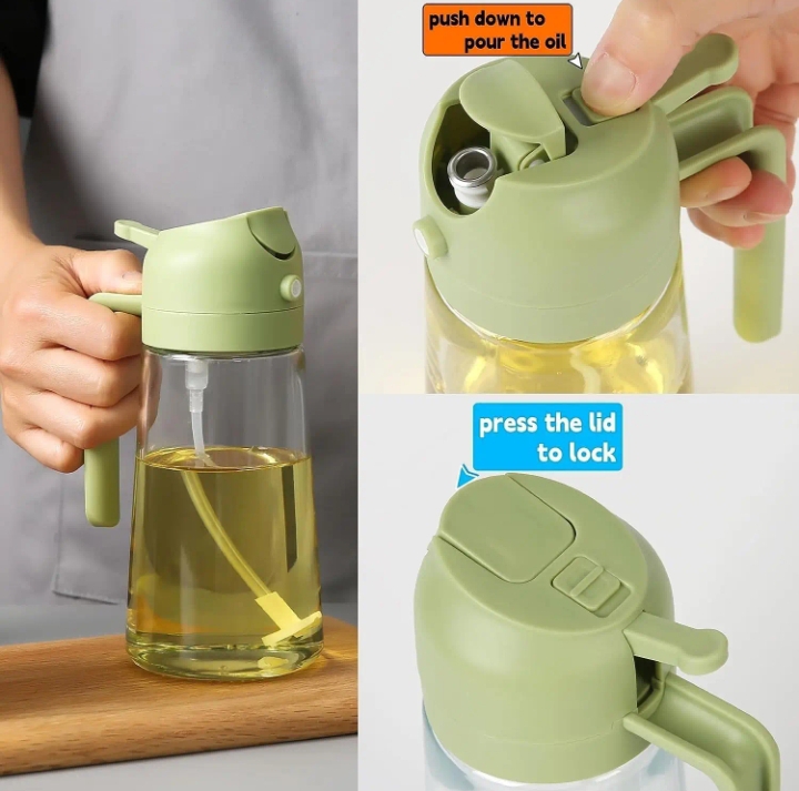 2 in 1 Oil Spray Bottle & Piaju Maker Combo