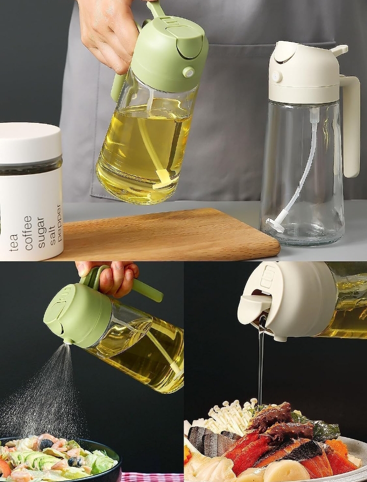 2 in 1 Oil Spray Bottle & Piaju Maker Combo