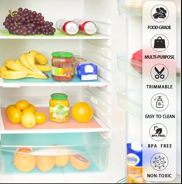 Fridge Cover & Fridge Mats Combo